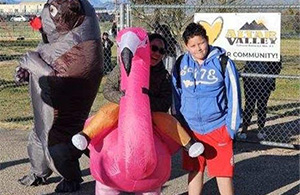 flamingo inflatable costume